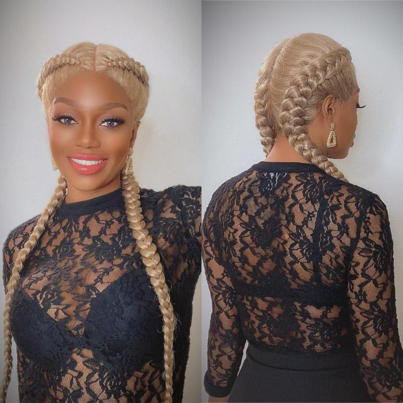Newlook Factory Direct Sale Lace Front Double Dutch Braided Lace